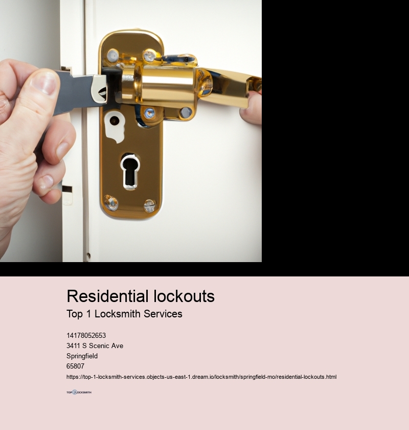 Residential lockouts